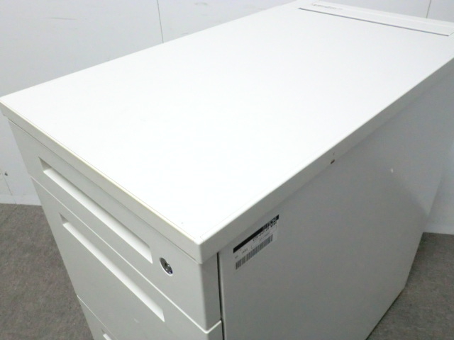 イトーキ / CZR / ホワイト / 【中古】 3段脇机