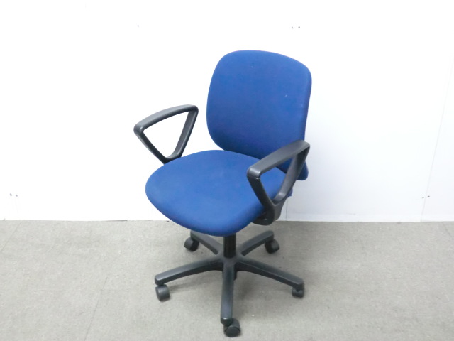 イトーキ / ボニート / ダークブルー / KT-170GK-T1N4 【中古】 OAチェア肘有