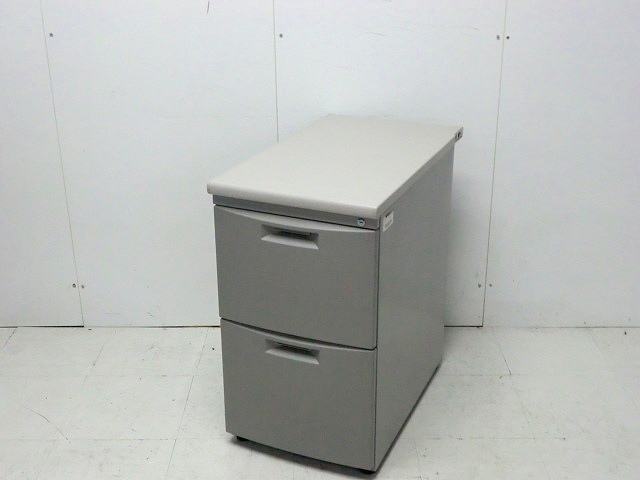 イトーキ / CZ / ニューグレー / 【中古】 2段脇机