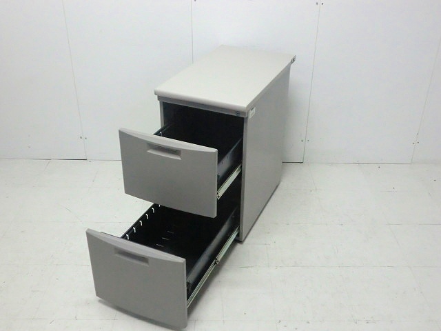 イトーキ / CZ / ニューグレー / 【中古】 2段脇机