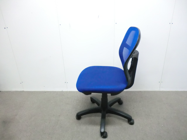 OAチェア / ブルー / 【中古】 肘無し