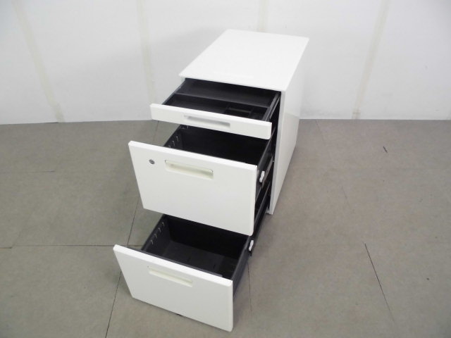 コクヨ / ホワイト / 3段ワゴン