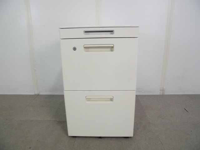 コクヨ / ホワイト / 3段ワゴン