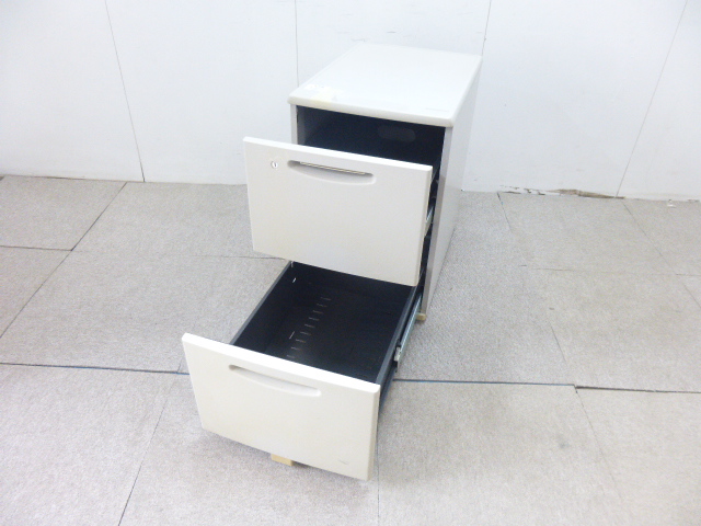 オカムラ/ニューグレー/SD/2段ワゴン/【中古】