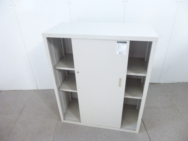 コクヨ/ニューグレー/引違キャビネット/【中古】