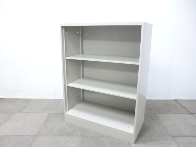 オカムラ/42/ニューグレー/【中古】 オープンキャビネット