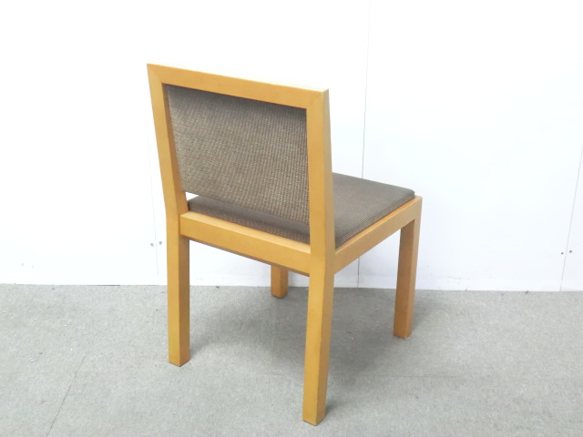 ミーティングチェア / 木目調 / 【中古】