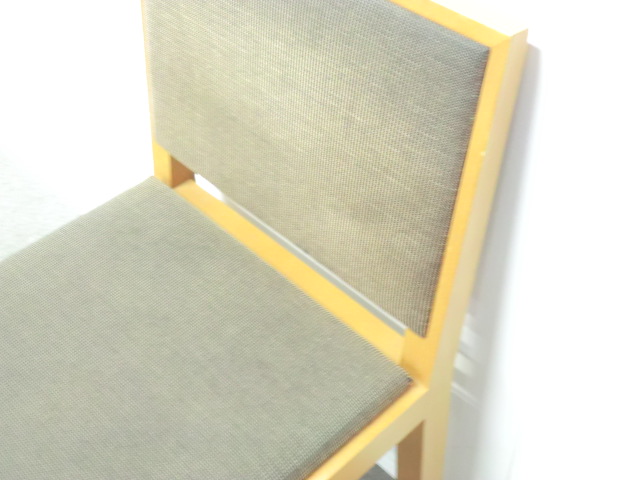 ミーティングチェア / 木目調 / 【中古】