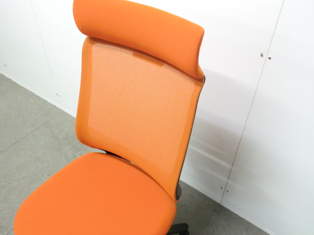 コクヨ / ミトラ / オレンジ / CR-G2900E6 【中古】 OAチェア肘無