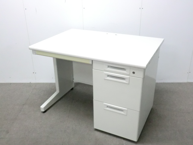 プラス / RJ / ホワイト / 【中古】 片袖デスク