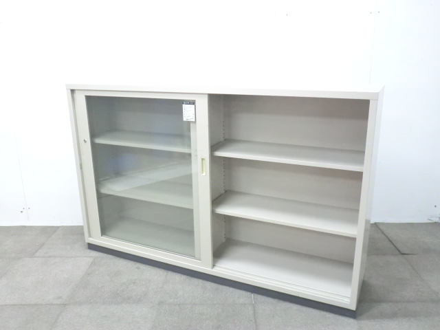 コクヨ / ニューグレー / 【中古】 引違い書庫