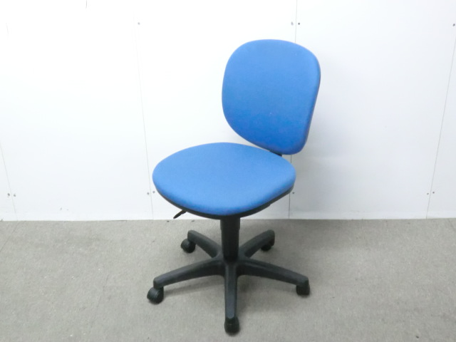 OAチェア / ブルー / 【中古】 肘無し