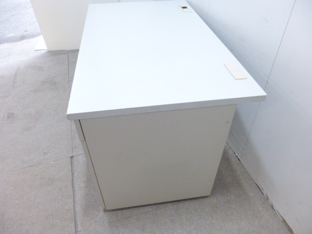 ニューグレー/片袖デスク/【中古】/幅1200