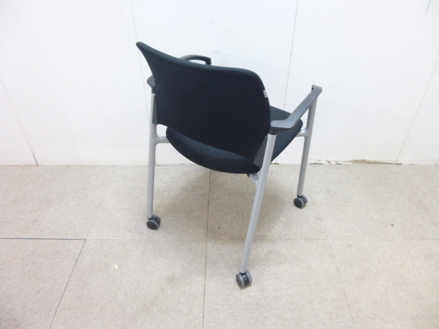 オカムラ/ブラック/カートチェア/【中古】