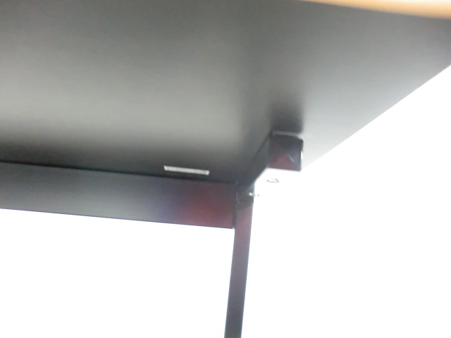 会議テーブル / 木目調 / 【中古】 T字脚