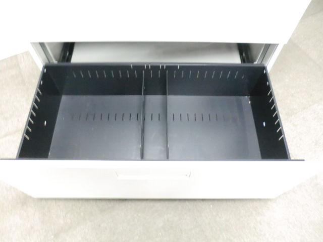 コクヨ/エディア / ホワイト / 【中古】 上下連結書庫