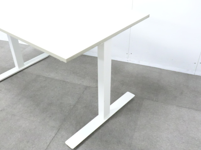 昇降テーブル / ニューグレー / 【中古】 ハンドルタイプ