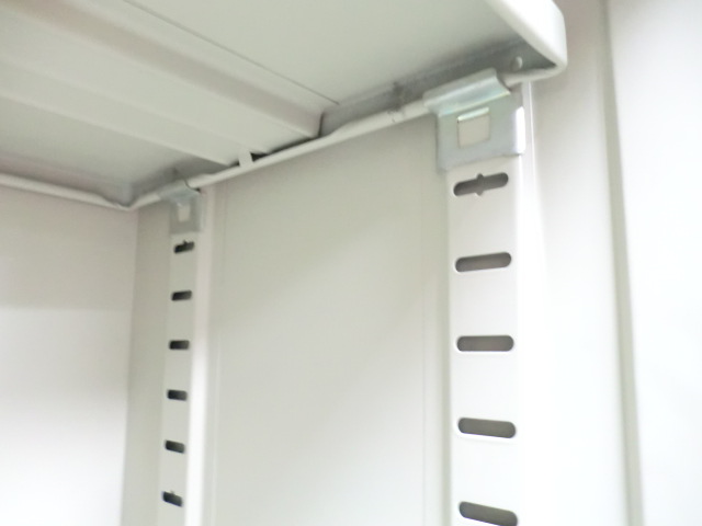 生興 / ニューグレー / 【中古】 上下連結書庫