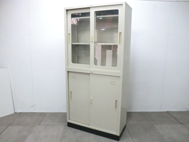 TOYO / ニューグレー / 【中古】 上下連結書庫