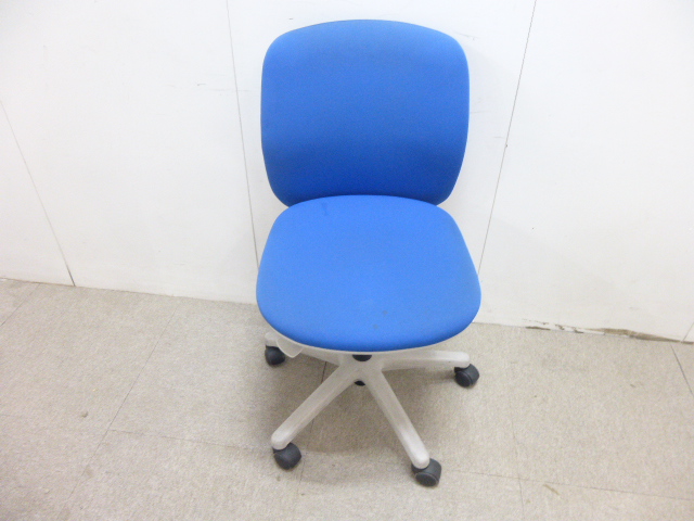ウチダ/エニーザ/ブルー/OAチェア/肘無/