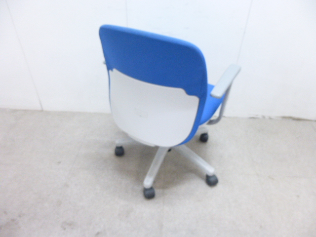 ウチダ/エニーザ/ブルー/OAチェア/肘有/