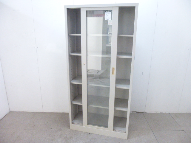 コクヨ/ニューグレー/引違キャビネット/【中古】