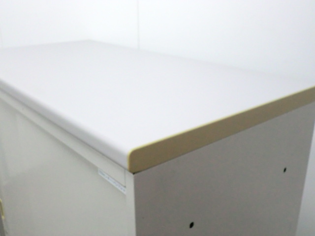 イトーキ/シンライン/ニューグレー/【中古】引違いキャビネット