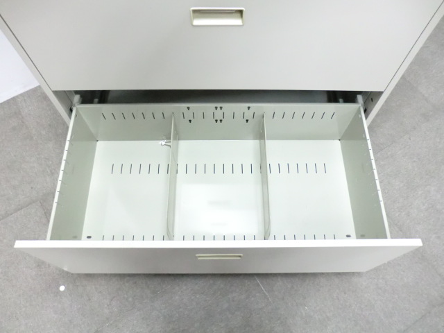 コクヨ/BWN / ニューグレー / 【中古】 上下連結書庫