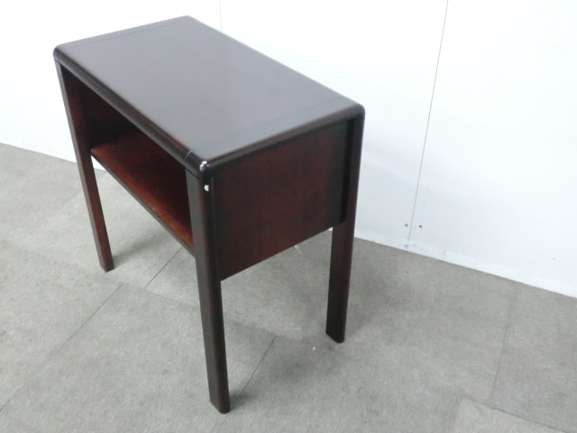 イトーキ / 木目調 / 【中古】 電話台