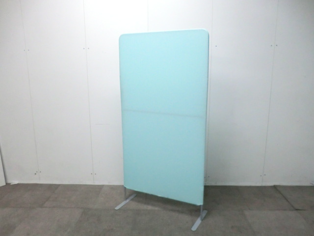 衝立 / ライトブルー / 【中古】 布