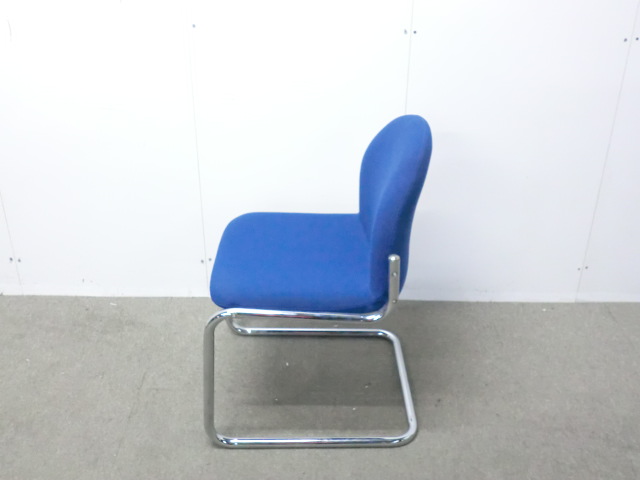 ミーティングチェア / ブルー / 【中古】