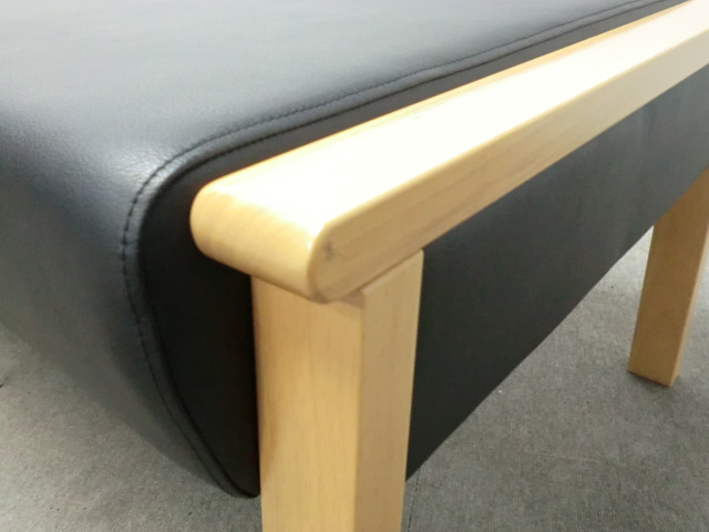 イトーキ / ブラック / 【中古】 ベンチ