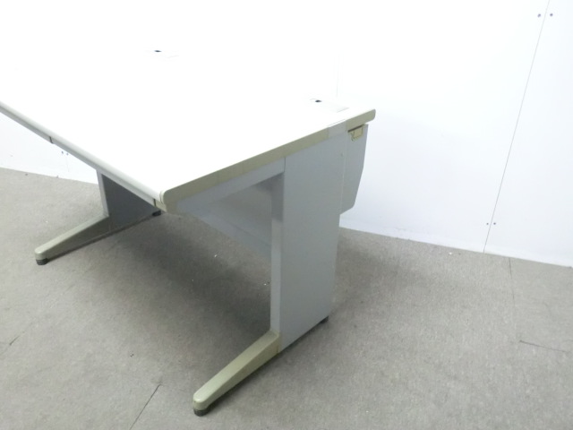 ウチダ/ JUST / ニューグレー / 【中古】 平デスク