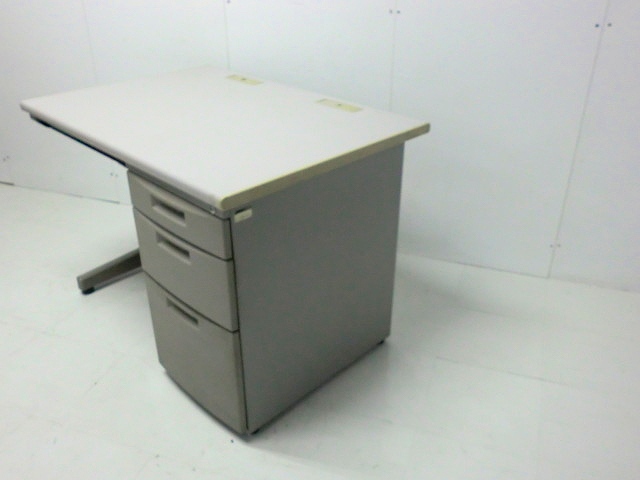 イトーキ/ CZ / ニューグレー / 【中古】 片袖デスク