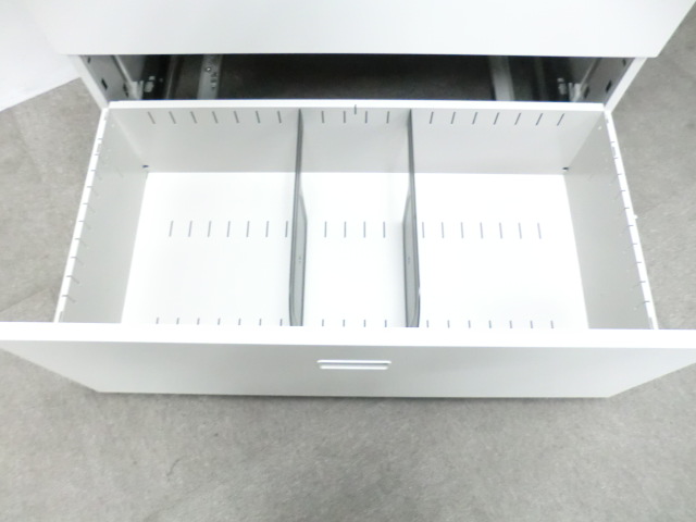 イトーキ/シンライン/ ホワイト / 【中古】 上下連結書庫