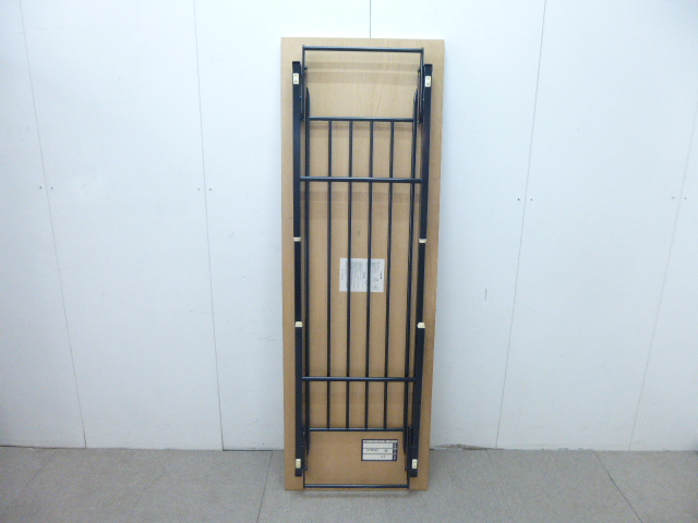 ホワイト/折り畳みテーブル/【中古】/