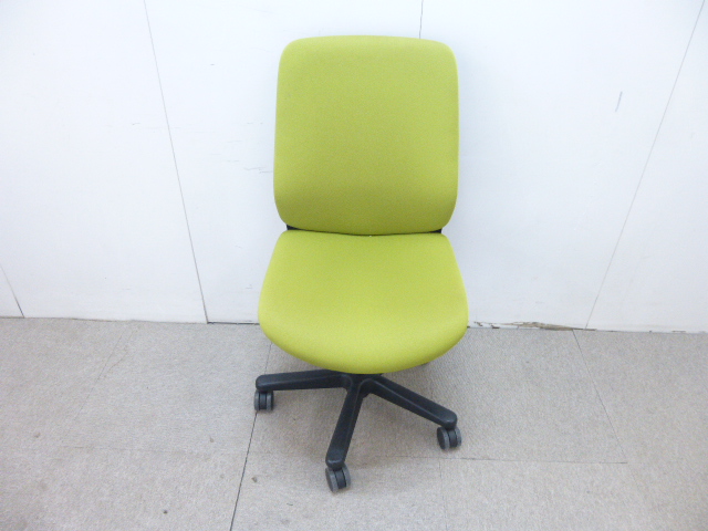 イトーキ/トルテ/ライトグリーン/OAチェア/肘無