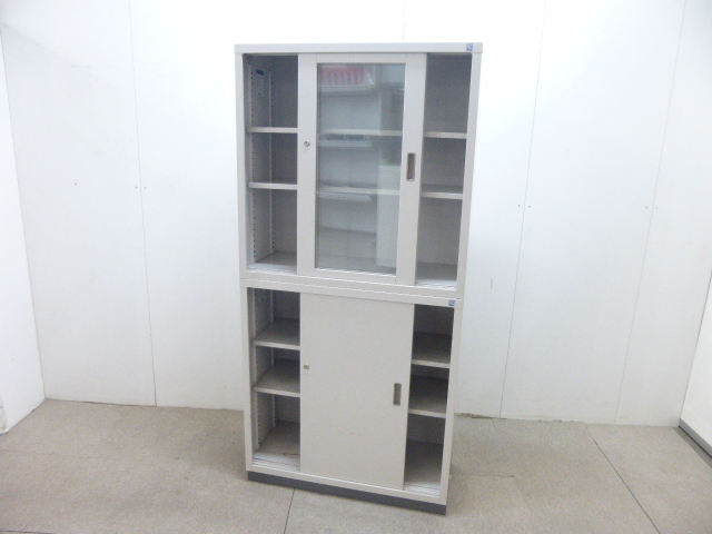 コクヨ/上下連結キャビネット/ニューグレー/