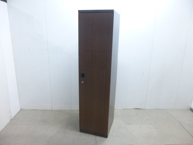 オカムラ/木目調/1人用ロッカー/【中古】