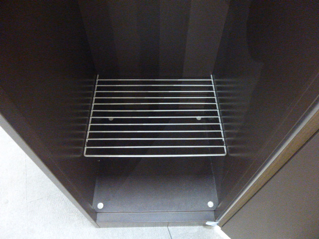 オカムラ/木目調/1人用ロッカー/【中古】