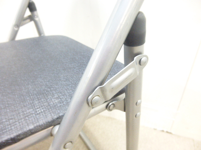 ブラック/折り畳みチェア/【中古】/