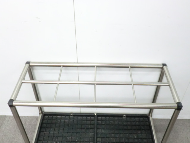 オカムラ / 傘立て / シルバー / 【中古】