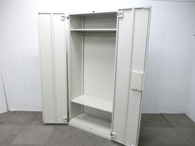 オカムラ/レクトライン/ニューグレー/【中古】 ワードローブ