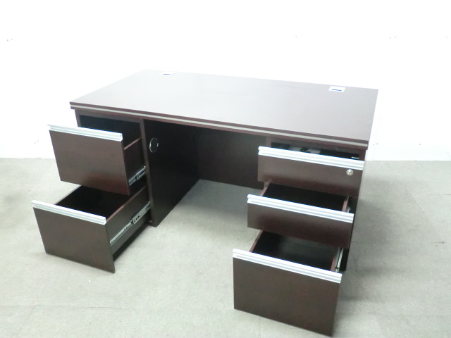 役員デスク / 木目調 / 【中古】