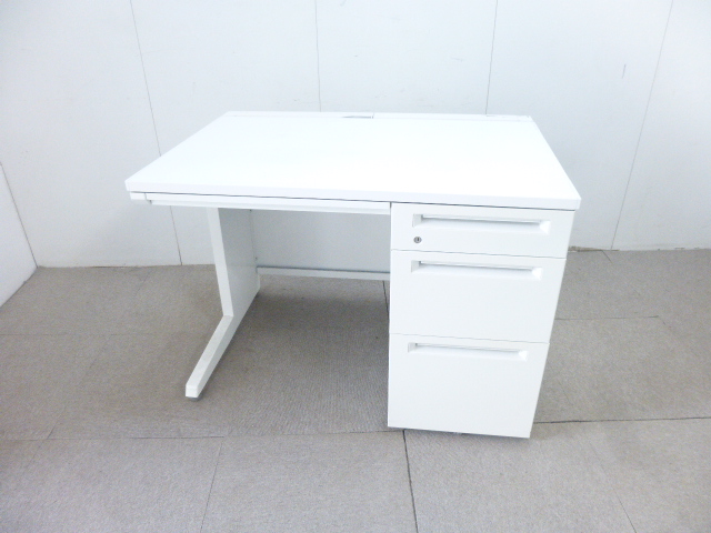 オカムラ/アドバンス/ホワイト/片袖デスク/
