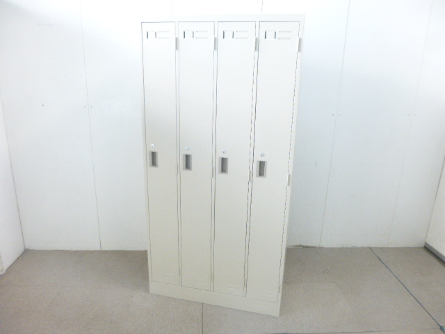 コクヨ/ニューグレー/4人用ロッカー/【中古】