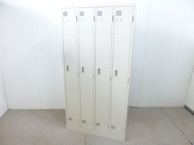 TOYO/ニューグレー/4人用ロッカー/【中古】