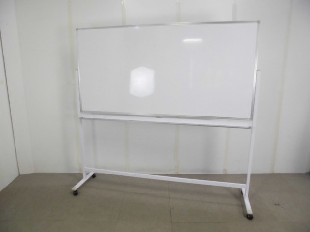ホワイトボード / 両面 / キャスター付き