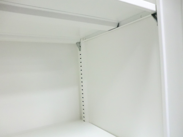 オカムラ/レクトライン/ホワイト/【中古】オープンキャビネッ