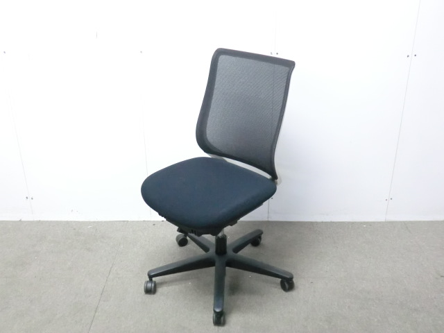 コクヨ/ ミトラ / ブラック / 【中古】 OAチェア肘無